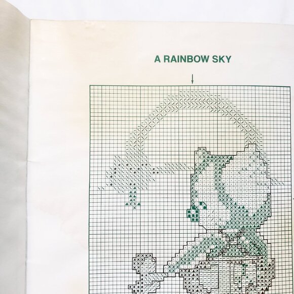 Melbourne & Perth Cross Stitch Pattern Leaflet 534 Green Apple 1982 Easter - Picture 10 of 10